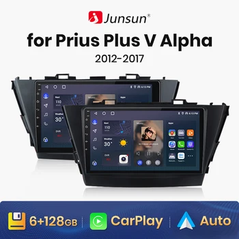Junsun V1 AI Voice Wireless CarPlay Android Auto Radio für TOYOTA Prius V Plus Alpha 2012-2017 4G Auto Multimedia GPS 2din