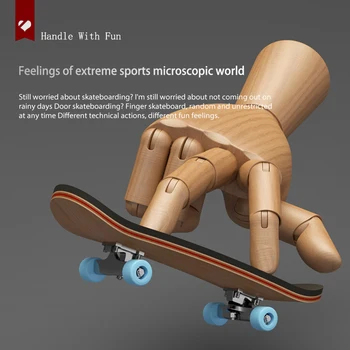 Finger SkateBoard Holz Griffbrett Spielzeug Professionelle Stents Finger Skate Set