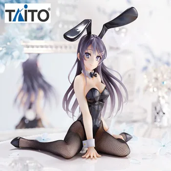 Auf Lager TAITO AMP+ Rascal träumt Nicht Von Bunny Girl Senpai Sakurajima Mai Bunny Mädchen PVC 15CM Anime Action-Figuren Modell Spielzeug