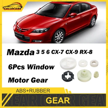 Auto Power Window Regulator Motor Gear Kit 6pcs/set Für Mazda 3 5 6 CX-7 CX-9 RX-8 Ersatz G22C5958X Teile