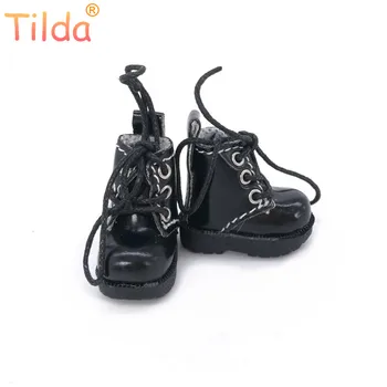 Tilda 3,2 cm Puppe Stiefel für Blythe Azone Puppe Spielzeug,1/8 Mini Schöne Leder Punkte Gym Schuhe für BJD Puppen Boot Schuhe Zubehör