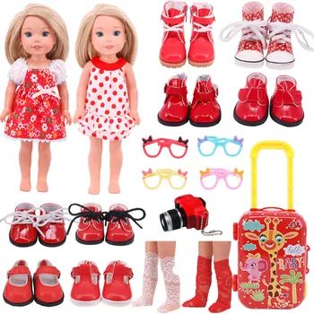 Puppe Kleidung Rot Rock Canvas Schuhe Für 14,5 Zoll Amerikanischen Blythe Nancy Paola Reina Kleidung Puppe Zubehör Kinder Mädchen Puppen