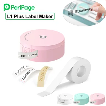 PeriPage L1 Plus Label Maker Mini Tasche Thermische Drucker Alle in Eine BT-Verbindung Prinz-Tag DIY-Datum Journal Studie Aufkleber