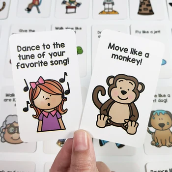 24pcs Kinder Bord Spiel Gehirn Rest-Karte Lernen Englisch Worte Karten, Klassenzimmer Aktivitäten, Eltern-Kind-Interaktives Spielzeug