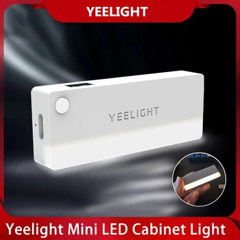 NEUE Yeelight LED Schrank Licht USB Wiederaufladbare MINI Infrarot Sensor nachtlicht Für Schublade Küche Schrank Schrank Bett Lampe