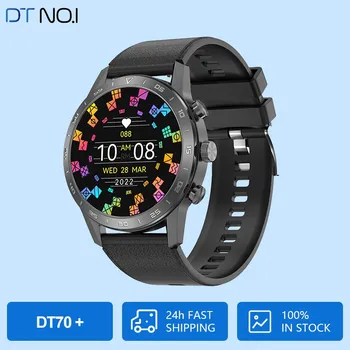 DTNO.1 DT70+ Business Smart Uhr Männer 1.45 Bildschirm NFC Edelstahl Wasserdichte BT Anruf Fitness 100+ Sport DT70 Plus Smartwatch