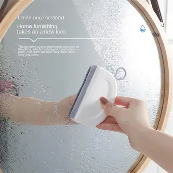 1PC Mini Glas Spiegel Schaber Halter Fenster Dusche Reinigung Wischer Werkzeuge Bad Klinge Dusche Rakel Haushalt Zubehör