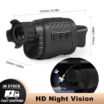HD Infrarot Nachtsicht Gerät Monocular Night Vision Camera Outdoor Digitale Teleskop bei Tag und Nacht Dual-verwenden für Jagd