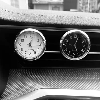 Fahrzeug-montiert elektronische Uhr Quarz Uhr Auto air outlet zentrale Steuerung mini-Uhr leuchtende digitale elektronische Uhr