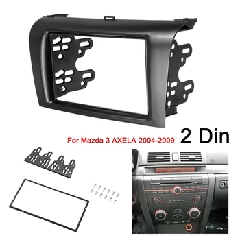 2DIN Auto Stereo Radio DVD Fascia Blenden Dash Panel Platte Trim Kit Rahmen Abdeckung für Mazda 3 AXELA 2004-2007 2008 2009