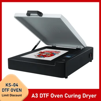A3 DTF-Ofen-Trockner mit Temperatur Control A3 A4 DTF-Ofen-Härtung Heizung DTF-Transfer Hot-Melt Pulver Ofen für A3 A4 DTF-Drucker
