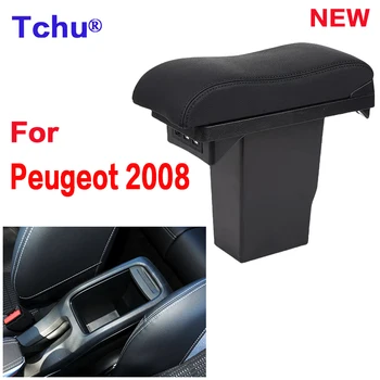 Für Peugeot 2008 Armlehne box Retrofit Teile Auto Zubehör spezielle Auto Armlehne Arm-USB-Interior details-Center Storage box