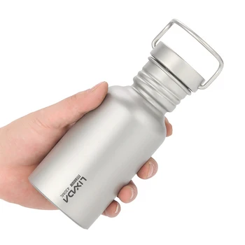 Lixada 430ml Leakproof Titan Flasche, Camping Wasser Flasche Ultraleicht Outdoor Camping Radfahren Wandern Sport Wasser Flasche