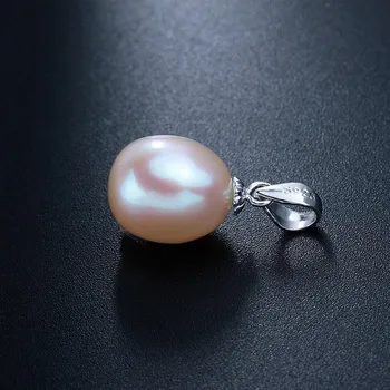 HENGSHENG HEIßER-VERKAUF Natürliche Süßwasser Perlen Anhänger S925 Silber Pendent Zubehör-Minimalistisches Design Für Frauen Flash Sale!