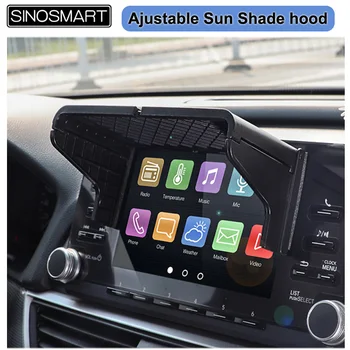 Sinosmart Sonne Haube Schatten und Glare Visor Shield für alle Auto Android Radio GPS-Player