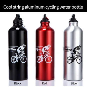 750ml Auslaufsichere Fahrrad Wasser Flasche Wasserkocher Mountain Road Bike Radfahren Flasche Sport Aluminium Legierung Wasser Tasse Fahrrad Zubehör