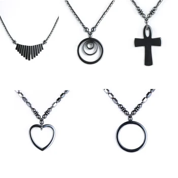 Mode Quaste, Hämatit Anhänger Halskette Für Frauen 18 Zoll Natürliche Stein Perlen Choker Halsketten 2020 Weibliche Partei Schmuck Geschenk