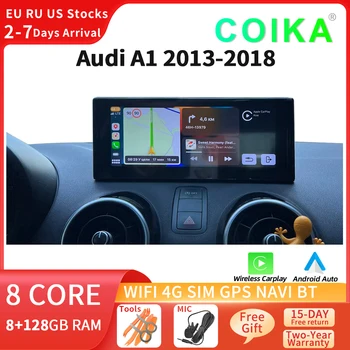 8 Core Android 12 System Auto Multimedia Radio Für Audi A1 Q2 WIFI SIM 8+128GB RAM BT IPS Touch Screen GPS Navi Tablet Carplay
