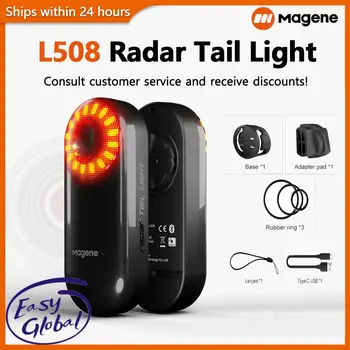 Magene L508 Radar Schwanz Licht Neue Fahrrad Bremse Sensing Lampe Sattel Sattelstütze Ebike Wasserdichte LED Lade Radfahren Rücklicht