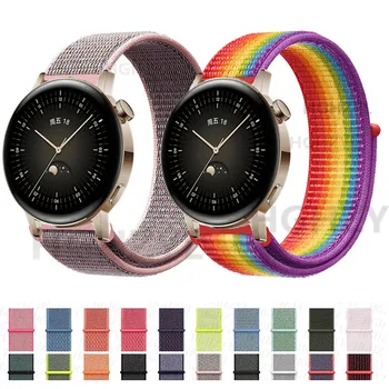 hohe-Qualität Nylon Riemen Für Huawei Watch GT3 GT2 42mm 46mm Smart Uhr Armband Gewebte Armbänder Handgelenk band Armband