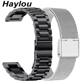 Edelstahl Strap Für Haylou Solar Plus RT3 RS3 LS04 GST Haylou RS4 RT2 LS02 Smart Watch Band 20mm 22mm