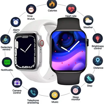 Lenovo Smart Watch IWO14 T900 ProMax Serie 7 Bluetooth Anruf Armband Männer Frauen Smartwatch Sport Herz Rate Monitor Uhr