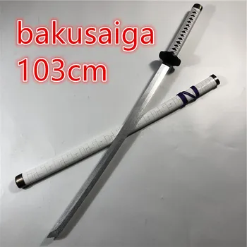 Inuyasha Schwert 103cm iron broken Tooth Schwert bakusaiga Schwert Cosplay Prop Replica PU Spielzeug Anime Schwert Ninja Messer Samurai Schwert