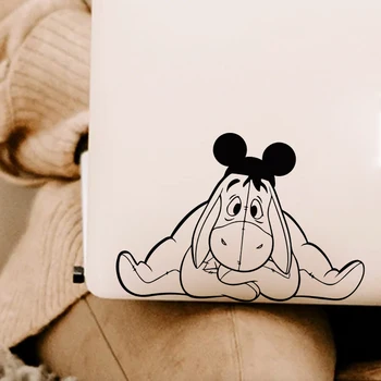Winnie The Pooh Eeyore Vinyl Kunst Aufkleber Auto Fenster Dekoration Cartoon Tier Laptop Decals Für Apple MacBook Air/Pro Dekor