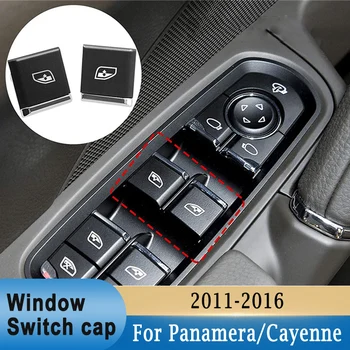 Fenster Schalter Taste Cap Abdeckung Fahrer der Master-Seite für Porsche Panamera / Cayenne 2010-2016 für Macan 2014-2018