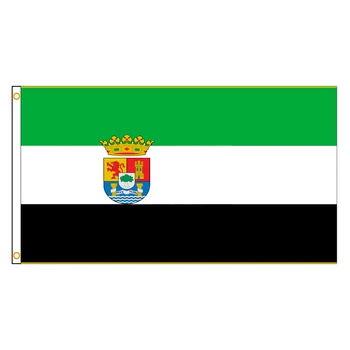 3Jflag 3X5Fts 90X150cm Spanien Spanisch Flagge der Extremadura