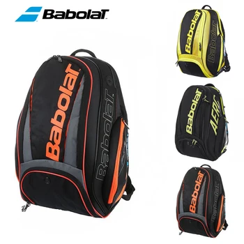 Klassische Fluoreszierende Orange Babolat Tennis Tasche Badminton Padel Squash Tennis Schläger Rucksack Unisex Schuhe Lagerung Schulter Taschen