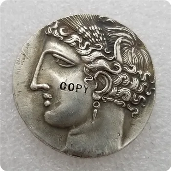 Typ:#17 altgriechisch 10 Drachmen-MÜNZE KOPIE Gedenkmünzen-Replik Münzen Medaille Münzen Sammlerstücke
