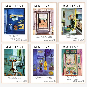 Henri Matisse Retro Landschaft Poster Und Drucke Abstrakte Landschaft Wand Kunst Leinwand Malerei Bilder Für Wohnzimmer Home Decor