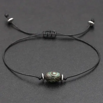 Natürliche Stein Tiger Auge Türkisen Perlen-Armband-Charme-Armband-Schmuck für Männer Frauen Dropshipping