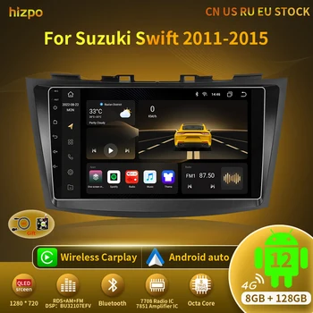 Hizpo Car Radio Multimedia Player Für Suzuki Swift 4 2011 2012 2013 2014 2015 Octa Core Android Auto GPS Navigation Stereo DSP
