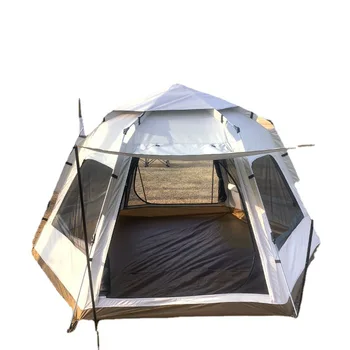 3-4/5-8 Personen Pop-Up Zelt für Outdoor Camping Kuppel Zelt Automatisches Einfaches Setup Wasserdicht Familie Zelt Wandern Rucksackreisen