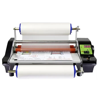 A3 Laminator Roll-To-Roll Hot/ Cold Transfer PET Film A-B-Film Laminieren Maschine für UV-DTF Drucker