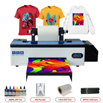 R1390 DTF-Drucker A3 DTF-t-shirt-Transfer Drucker mit der Roll-Feeder Direkt zum Film DTF R1390 A3 PET-Folie t-shirt drucken Maschine