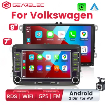 2 Din Android Auto Radio GPS WiFi RDS Carplay Autoradio Multimedia Player Für Volkswagen golf 5 6 Passat b6 b7 Skoda Polo Jetta
