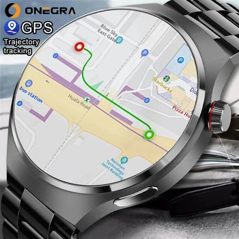 2023 Neue Smart Uhr Männer HD Voice-Calling Sport Uhren GT4 Pro Kompass GPS Tracker Wasserdicht NFC SmartWatch Für Huawei Xiaomi