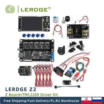 LERDGE-Z 32 Bit 3D Drucker Control Main Board DIY elektronische Kit Z2 Motherboard TMC2209 Fahrer Teile, 256 Unterteilung