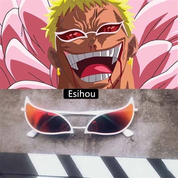 Anime Brille Donquixote Doflamingo Gleichen Stil Brille Sonnenbrille Lustige Mode Geschenk