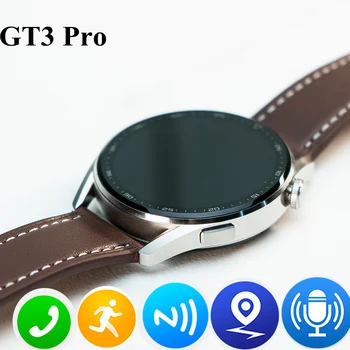 1,5 Zoll Smart Uhr Männer GT3 Pro Ip68 Wasserdichte Sport NFC Herz Rate Monitor Fitness Tracker BT Anruf Smartwatch für Huawei iOS