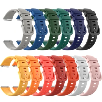 Einstellbare Schleife Sport Band Uhr Silikon Strap für Huawei Band 7 Schweißbeständig Armband Gürtel Armband