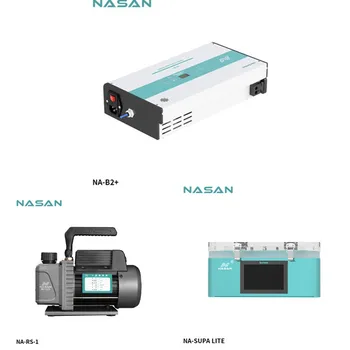 NASAN NA-B2+ Blase Entfernen Maschine mit gebaut-in Luft Kompressor Pumpe NA-RS-1 Primäre Vakuumpumpe Anzug für NA-SUPA LITE