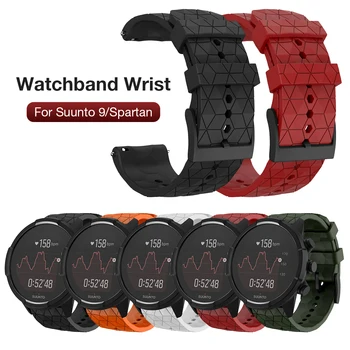 Für Suunto 9 Baro Titan Silikon Ersatz Armband Handgelenk Band Armband Kupfer Armband Kompatibel mit Suunto Spartan Baro