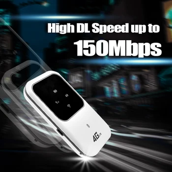 4G LTE 2,4 G Wireless Router MIFI Tasche Tragbare Auto 100Mbps Mobile Broadband Hotspot SIM Entsperrt WiFi Modem Lange Range
