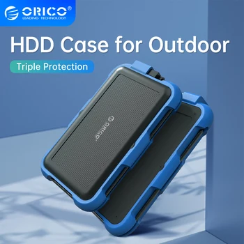 ORICO Externe Festplatte 2,5 Zoll USB3.0 HDD Fall Triple Schutz Mit Haken Wasserdicht Stoßfest Staubdicht Festplatte Box