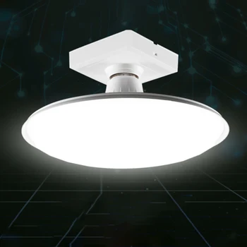 E27 LED Glühbirne 12W 15W 20W 30W Globe UFO-Lampe Edison-Strahler Tisch Indoor Lampe Tageslicht Weiß 6500K 800lm Hause Mit