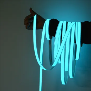 EL Streifen Auto LED Streifen Licht für DIY AD LOGO flexible neon Lichter Leuchten Seil Party Dekoration Band Lampe USB 12V Hintergrundbeleuchtung Panel